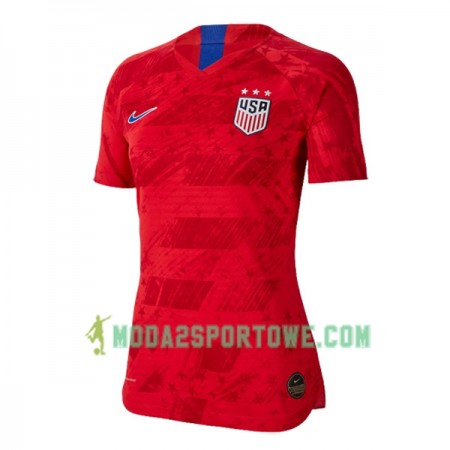 Koszulka Stany Zjednoczone Wyjazdowe Stroje Piłkarskie Mistrzostwa świata kobiet 2019 Krótki Rękaw